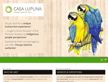 Tablet Screenshot of casalupuna.org